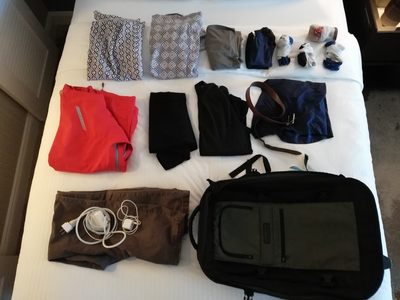 Main bag and contents