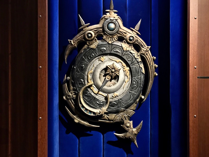 One of the weapons decorating the world.