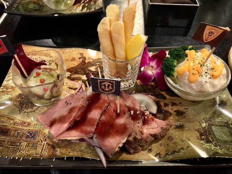 The Eorzea hors d’oeuvre platter is really best for sharing rather than eating on one’s own!