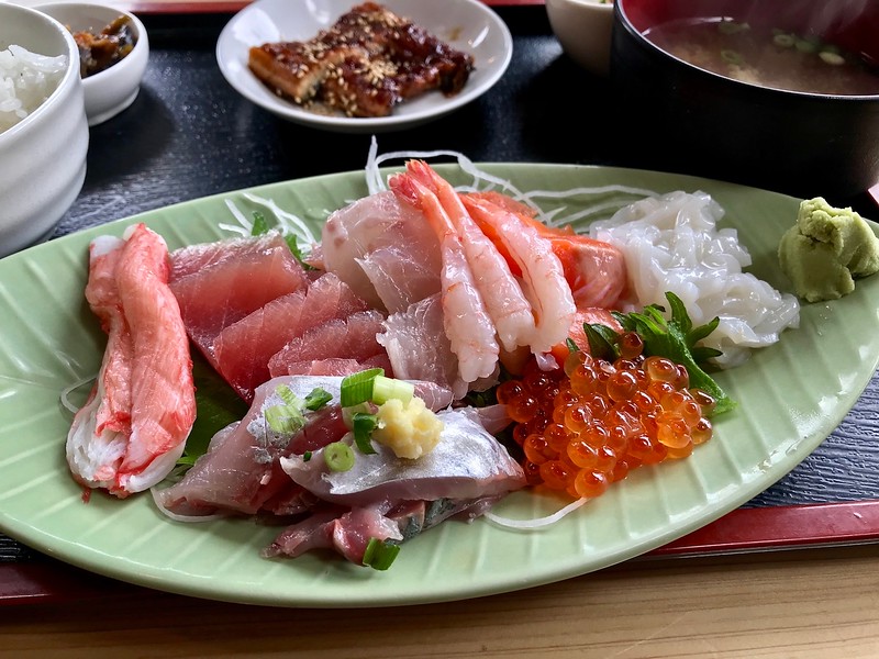 Sashimi set lunch at Daimasa.
