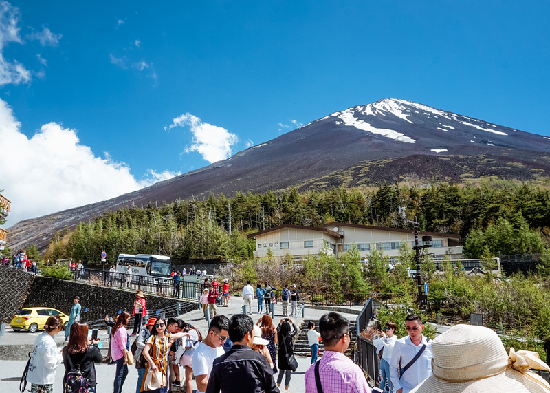 Fifth station on the Yoshida route. Editorial credit: Foodforthoughts / Shutterstock.com