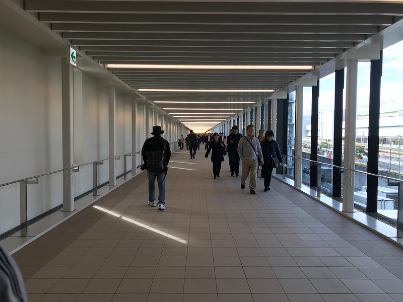 On the way to the observation gallery.