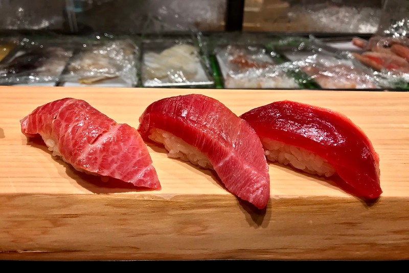 Tuna sushi at Ariso.