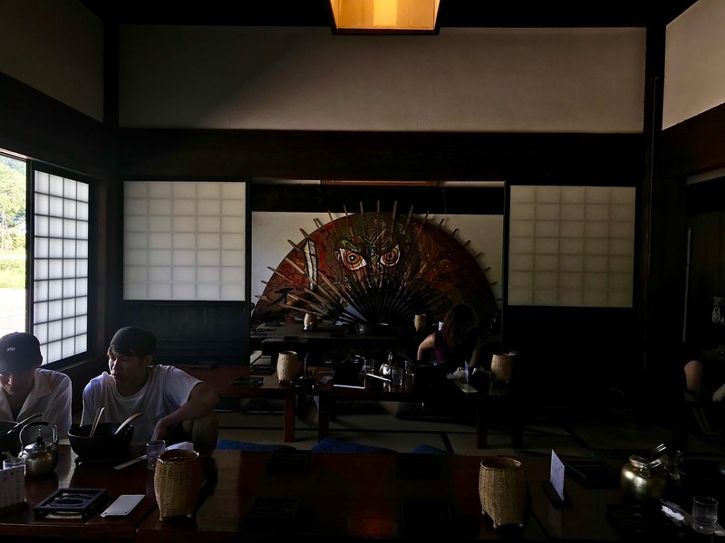 A dimly-lit restaurant interior. There’s more natural light here than the photo suggests.