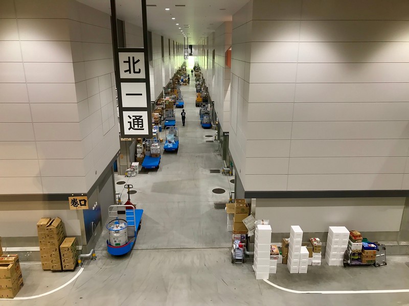 Wholesale shops from above.