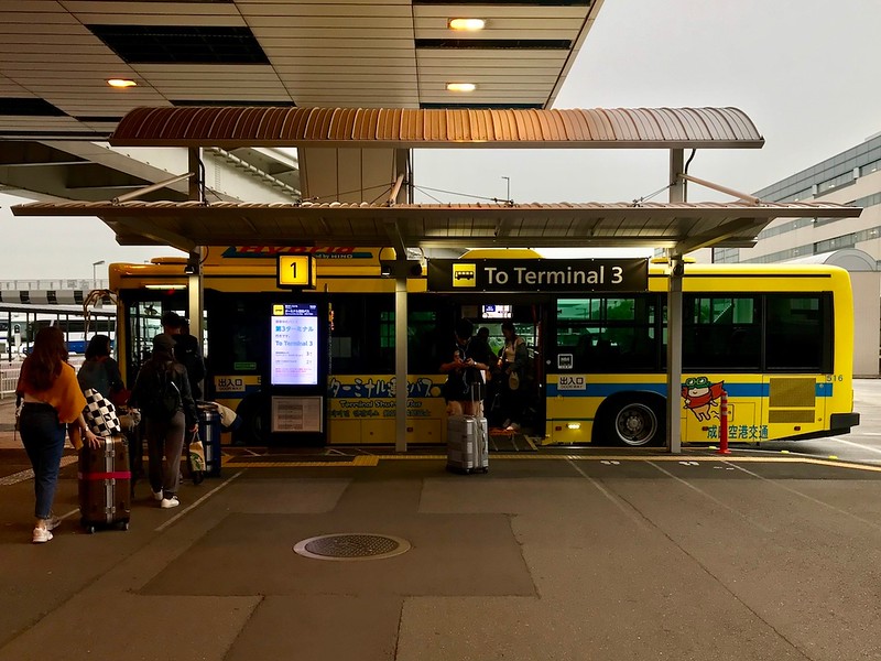 A bright yellow bus.