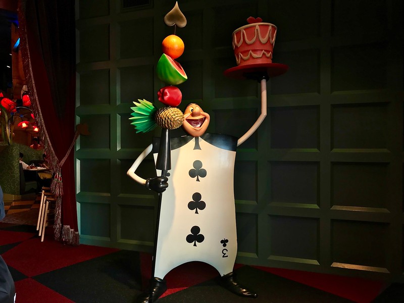 A Playing Card from Alice in Wonderland.