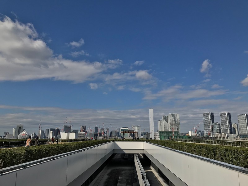 The sky above Tokyo.