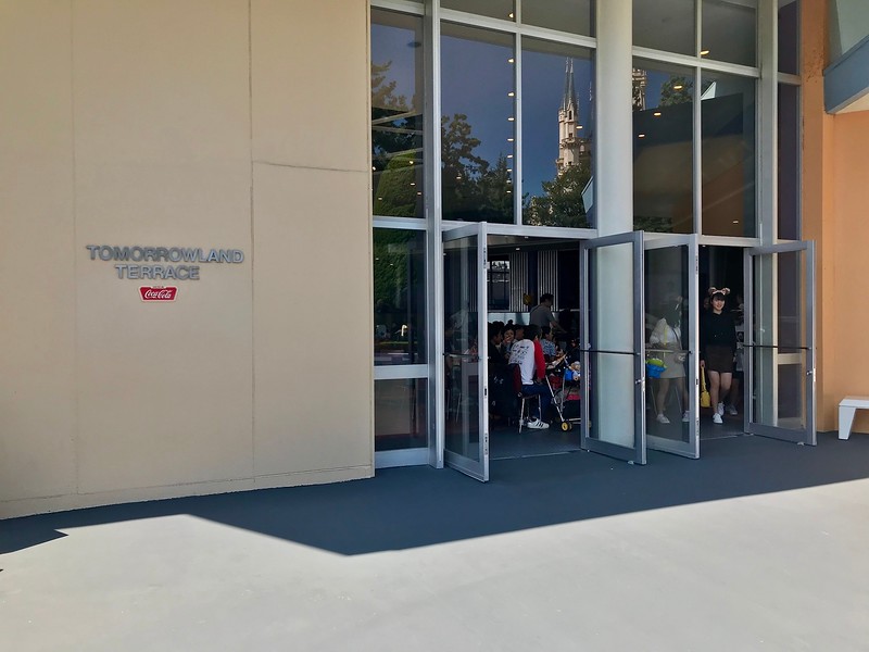The entrance to Tomorrowland Terrace.