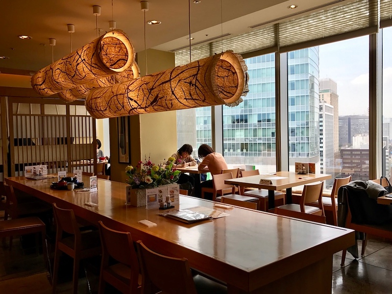 The restaurant interior.