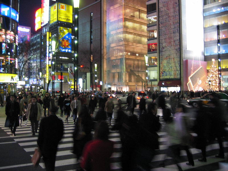 Christmas Day in Ginza