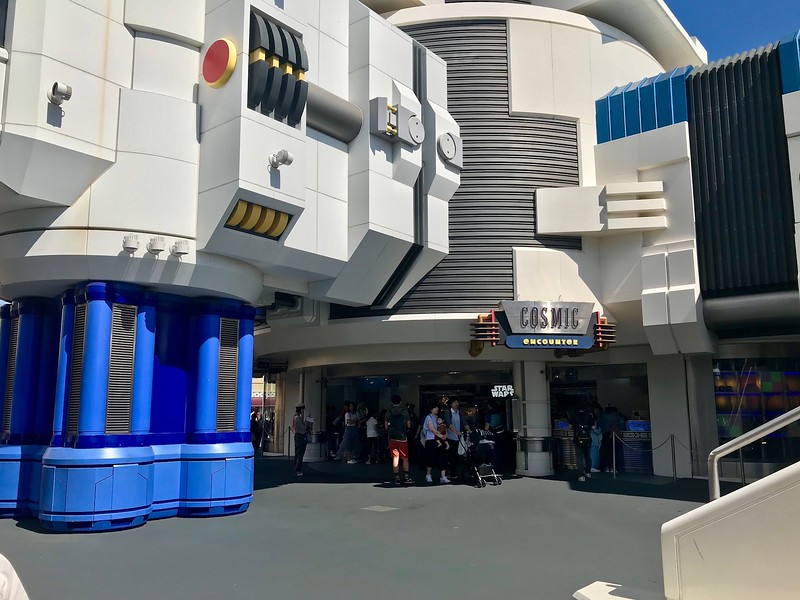 Buildings in Tomorrowland.