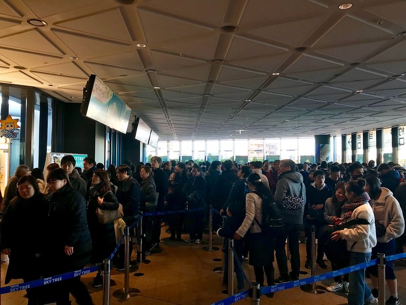 The queue for same-day tickets.