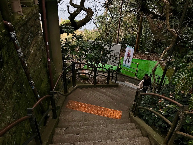 Staircases on Enoshima.