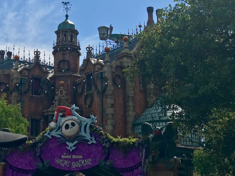 Entrance to the Haunted Mansion.
