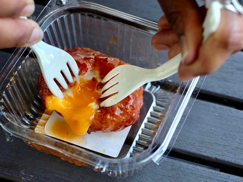 Tsukimi tsukune from Washigoro, Mitsukoshi Ginza. 