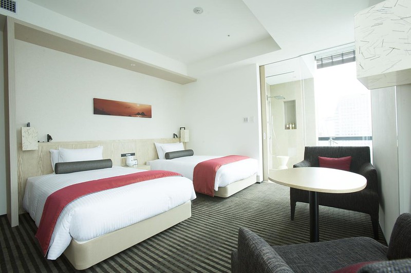 Twin room in Tokyo’s JR Kyushu Blossom Hotel Shinjuku Twin room in Tokyo’s JR Kyushu Blossom Hotel Shinjuku