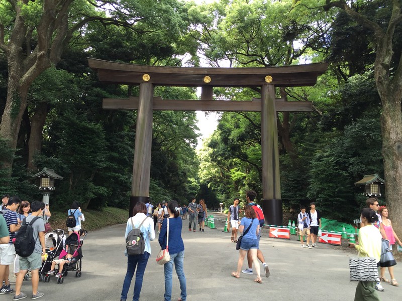 Meiji-jingu Shrine entrance
