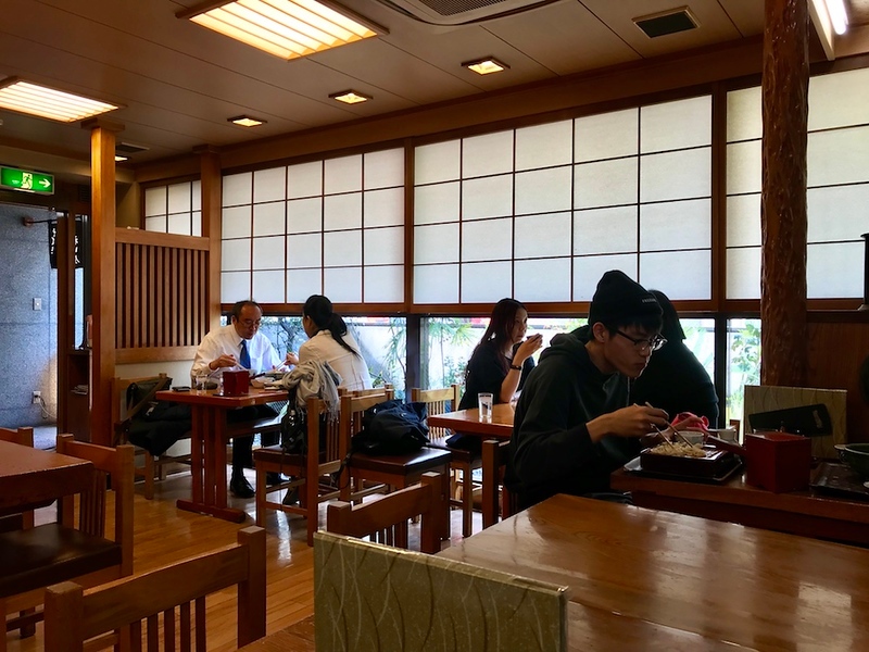 A quiet place for lunch in the heart of Shibuya.
