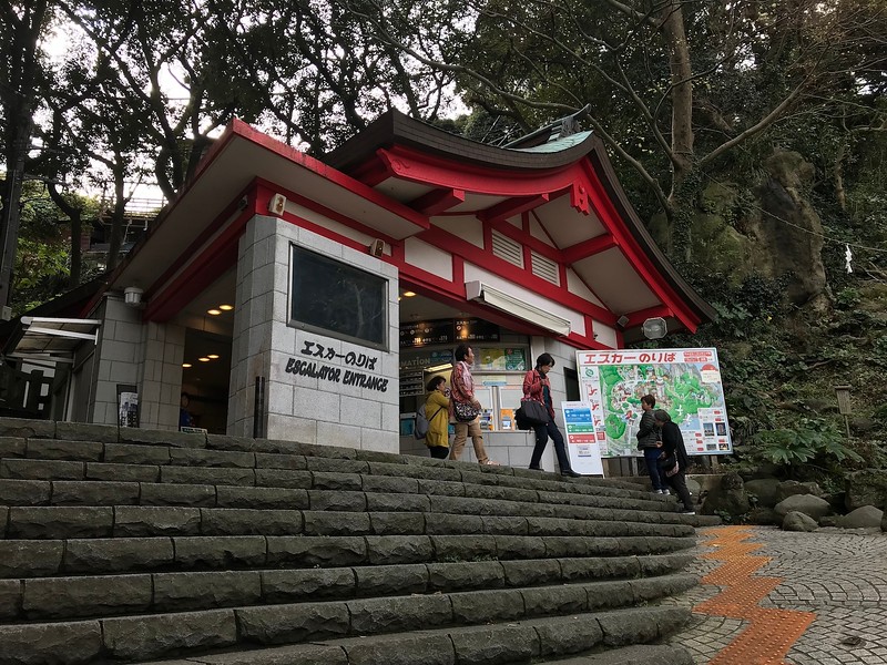 One of the escalators on Enoshima.