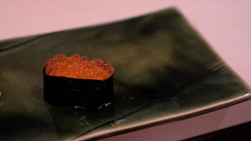 Salmon roe.