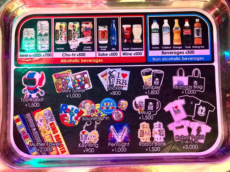 All the overpriced drinks you can purchase, along with the usual tacky souvenirs.