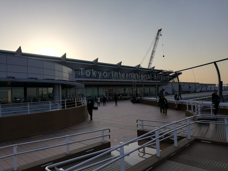 Observation deck at Haneda Domestic Terminal