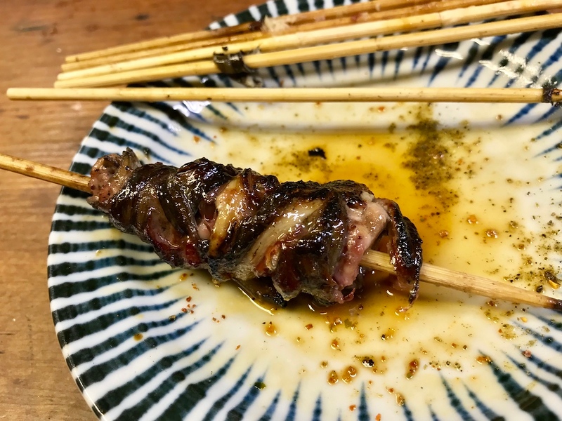 Kimoyaki skewer.