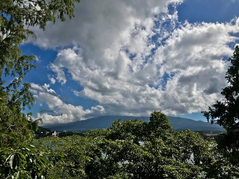 Mt. Fuji as viewed from the cape.