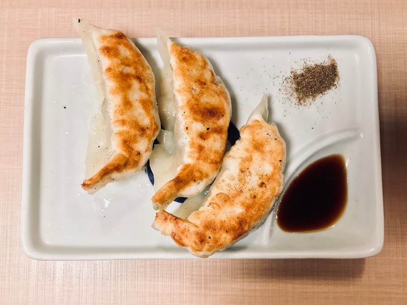 Yoroiya’s pan-fried gyoza