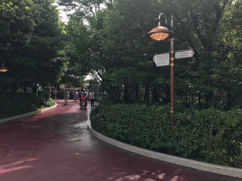 Walking towards the next zone.