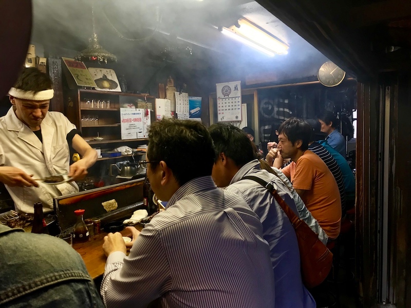 Inside Kabuto. Expect lots of smoke.