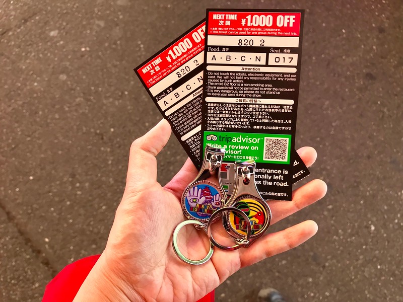 They threw in a free gift.