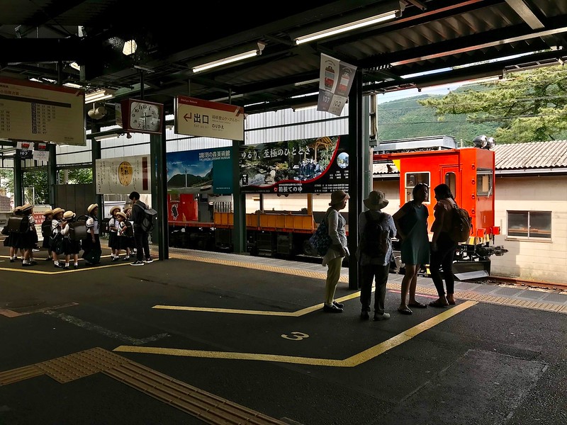 The platform at Gora Station.