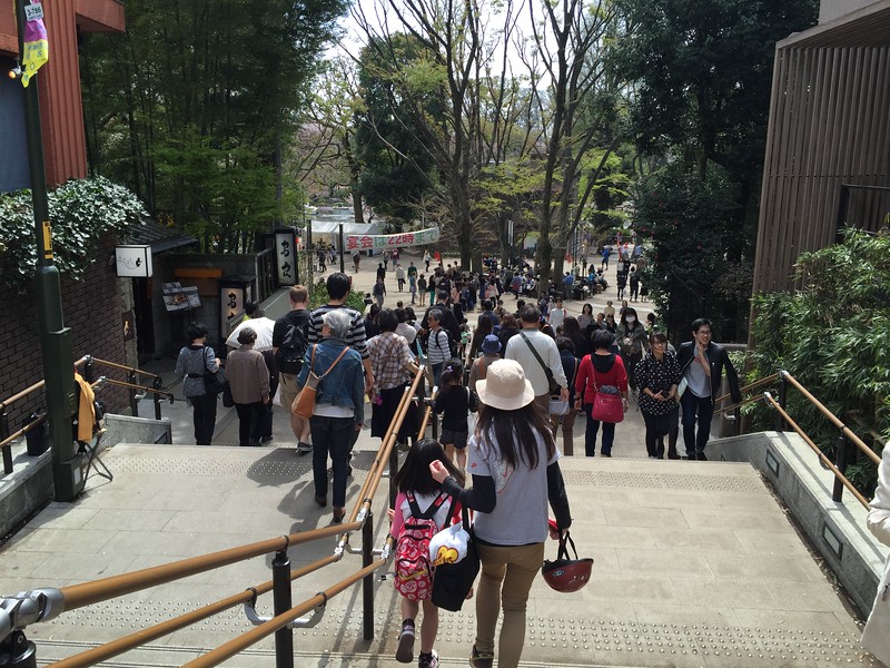 Park entrance from Kichijoji station
