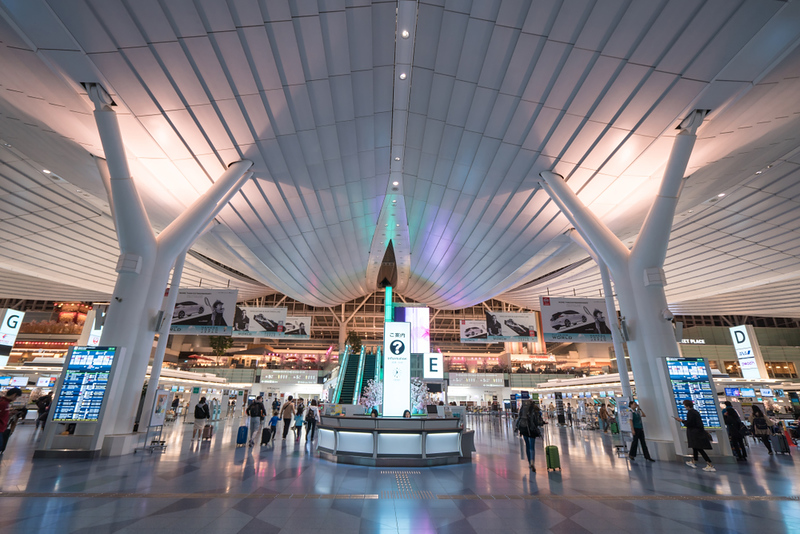 Narita Airport departure hall. Editorial credit: JHENG YAO / Shutterstock.com