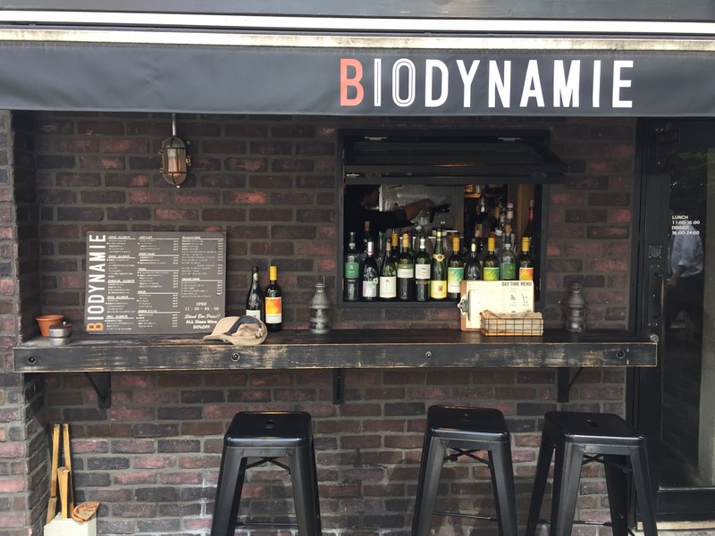 Biodynamie refreshment stand
