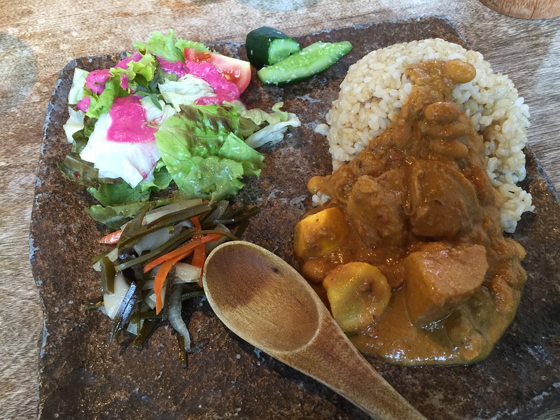 Curry and brown rice