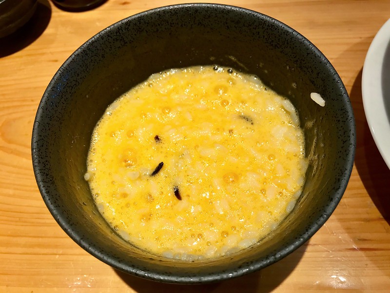 Creamy, golden, eggy rice. Creamy, golden, eggy rice.