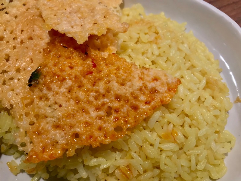 Half-soggy crispy grilled cheese. Half-soggy crispy grilled cheese.