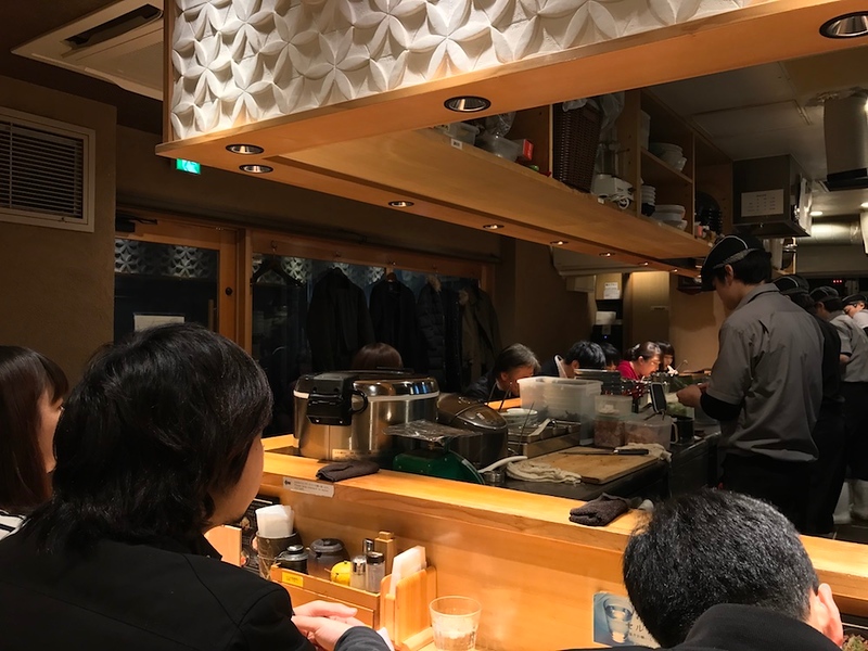 The inside of Takahashi looks more like a stylish bar.