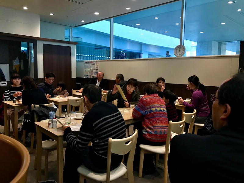 A casual atmosphere.