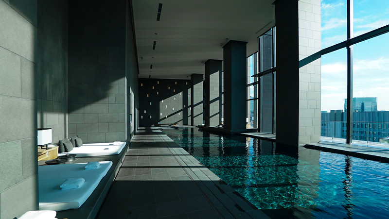 Pool at the Aman Tokyo hotel. Editorial credit: Agent Wolf / Shutterstock.com