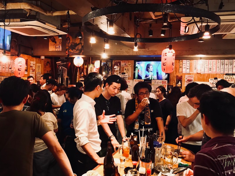 It’s all about drinking with your friends.