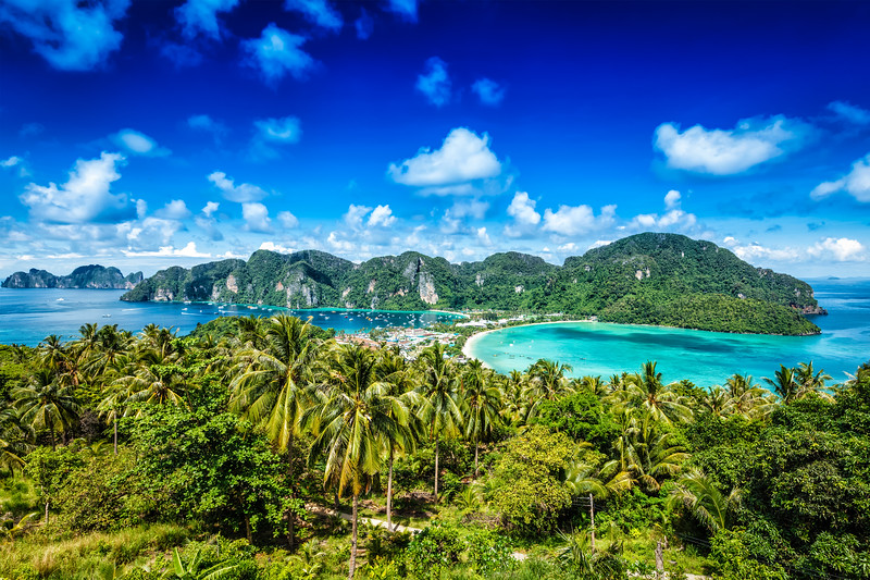 Ko Phi Phi Island in southern Thailand. Editorial credit: DR Travel Photo and Video / Shutterstock.com