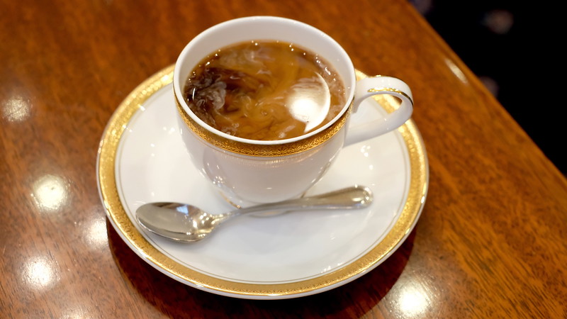 Blend coffee at Tricolore in Ginza.