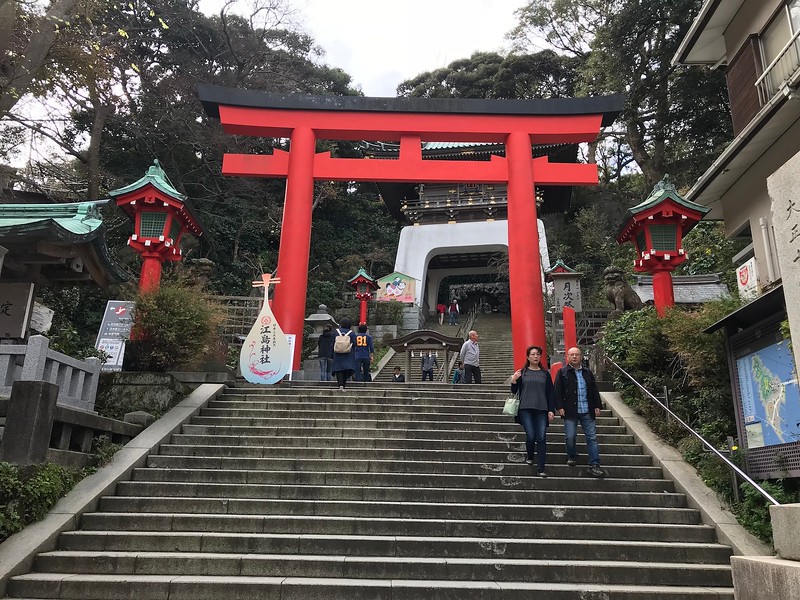 Reasonably steep stairs.