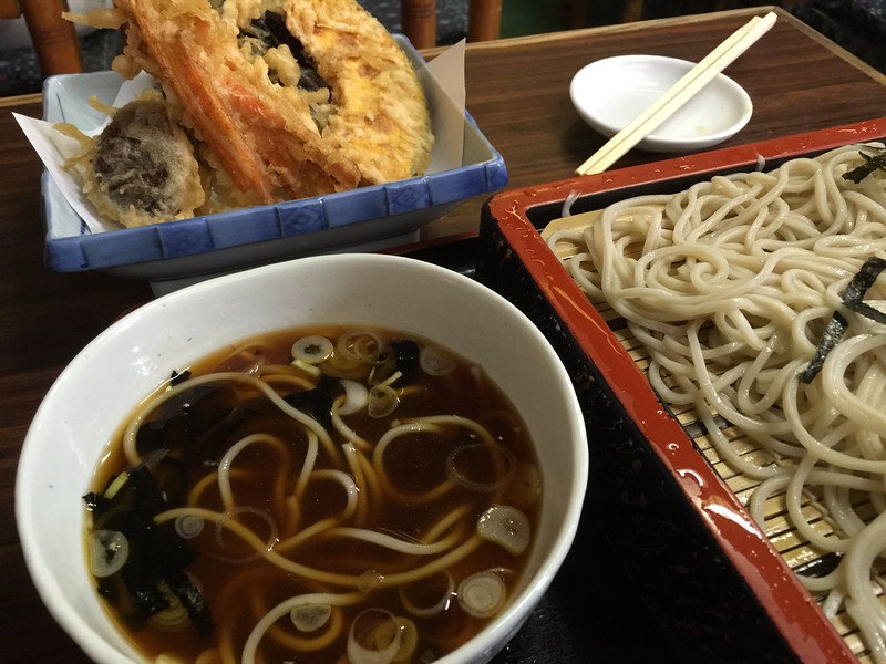 Tenzaru soba at Sobadokoro Yamato