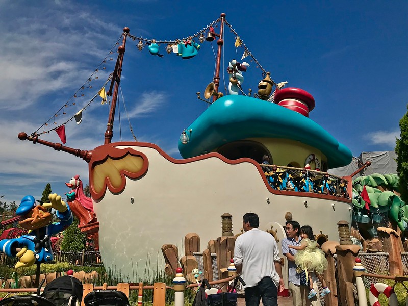 Kids enjoy exploring Donald’s Boat.