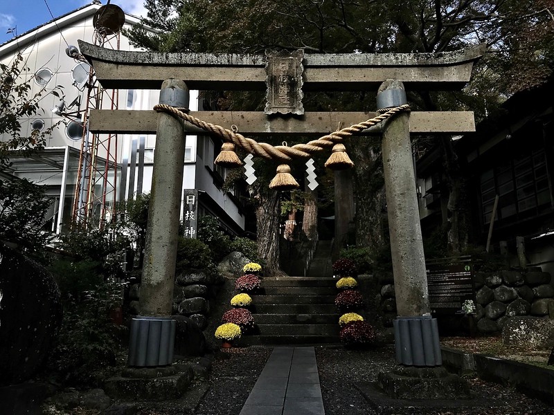 The gates to Hie Shrine.